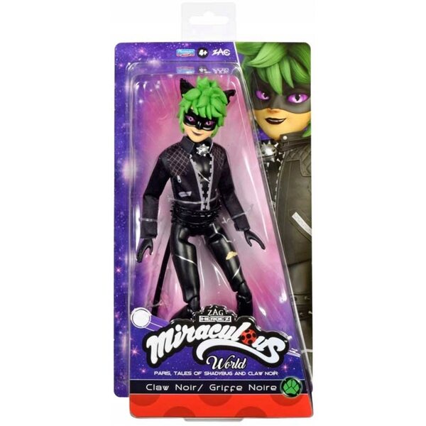 Miraculous Biedronka e Nero Cat Doll 26cm con Accessori Playmates Toys