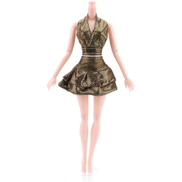 Set 6 Vestiti per Bambole 30 cm - Completi Moda Top, Gonna e Accessori Casuali