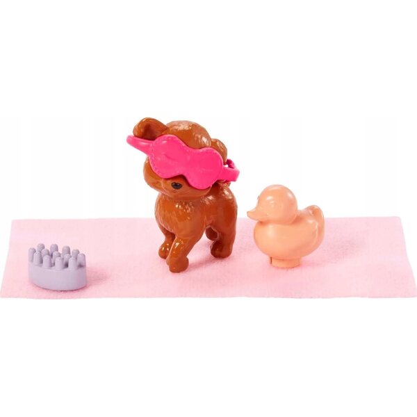 Barbie Wellness Spa mit Hund und Entspannungszubehör – Spiel für Kinder ab 3 Jahren