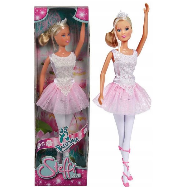 Lalka Steffi Balerina Baletnica ballerina Simba piękna tancerka