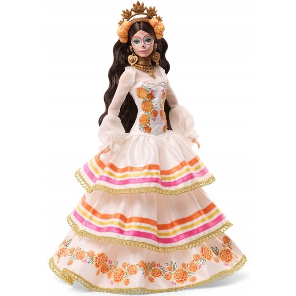 Barbie Dia De Muertos elegante und traditionelle mexikanische Sammlerpuppe