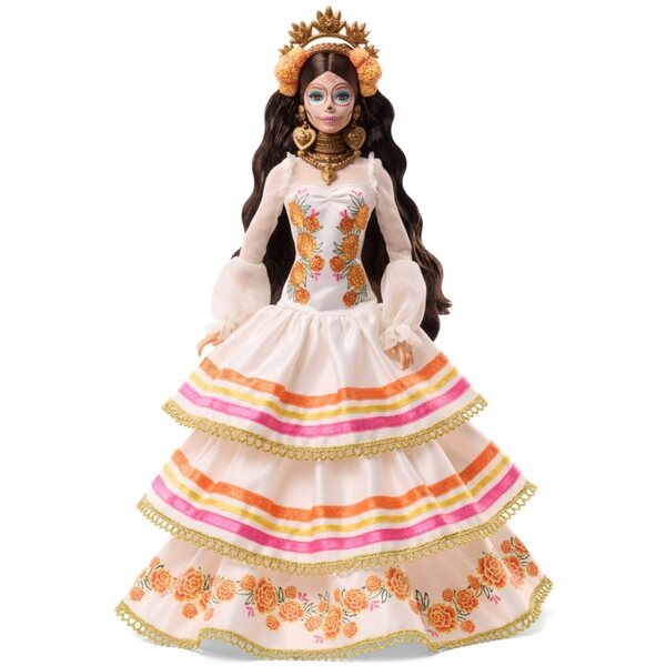 Barbie Dia De Muertos elegante und traditionelle mexikanische Sammlerpuppe