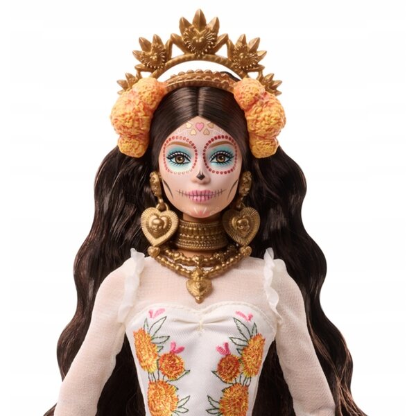 Barbie Dia De Muertos elegante und traditionelle mexikanische Sammlerpuppe