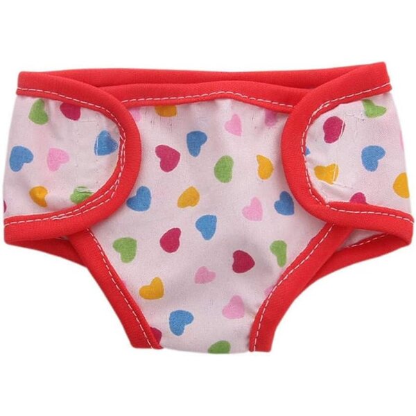 5 Mutandine a Pois per Bambole 18 Pollici - Intimo Accessorio per Costume