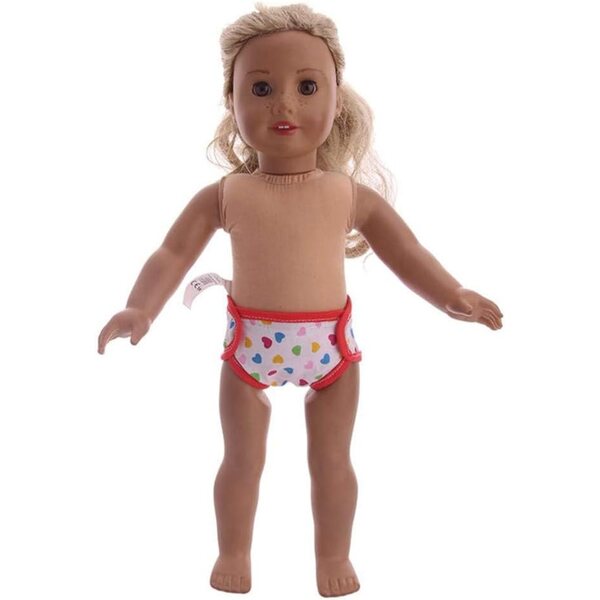 5 Mutandine a Pois per Bambole 18 Pollici - Intimo Accessorio per Costume