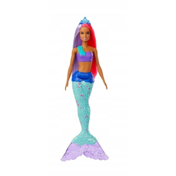 Die Alca Barbie Dreamtopia Syrenka mit Regenbogenfarben und leuchtenden Details