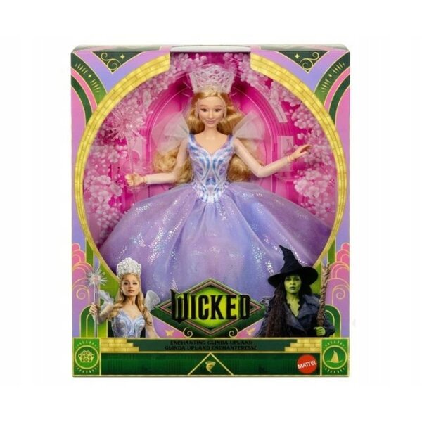 Wicked lalka kolekcjonerska czarująca Glinda zestaw Deluxe Mattel JFM13