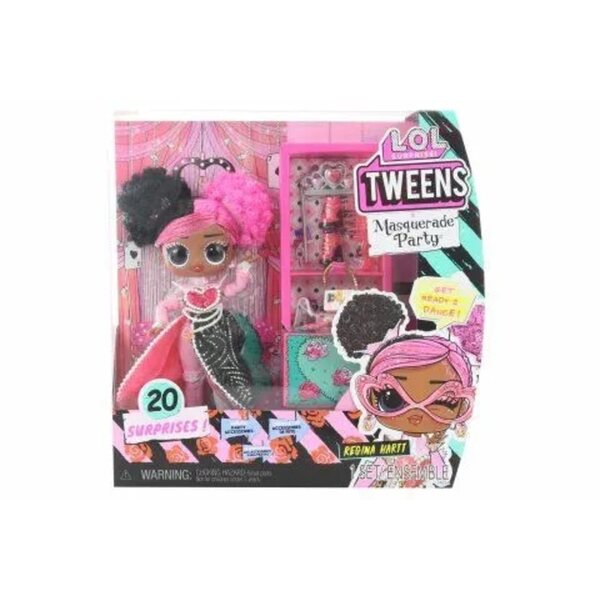 LOL Sorpresa! Tweens Regina Hartt - Bambola alla moda in maschera, 17 cm, età 3+