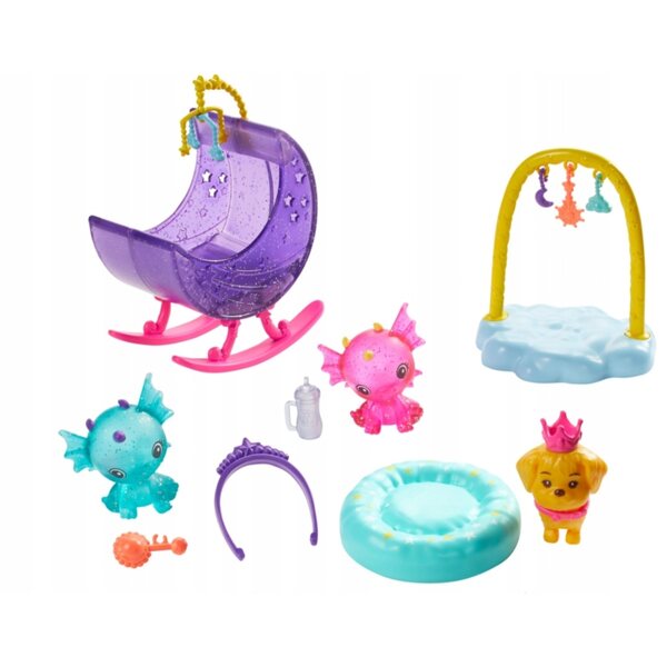 Barbie Dreamtopia Kindergarten Princess GJK51 Puppe mit magischen Accessoires