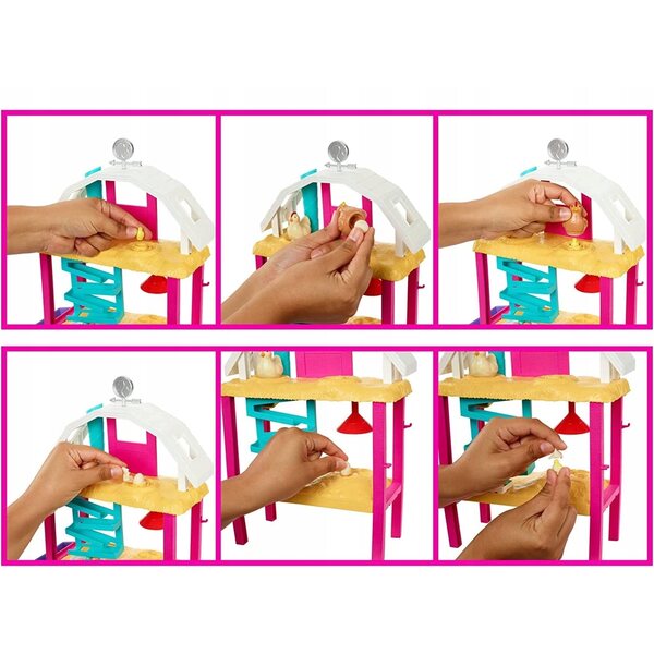 LALKA BARBIE ZESTAW FARMA WESOŁYCH KUREK