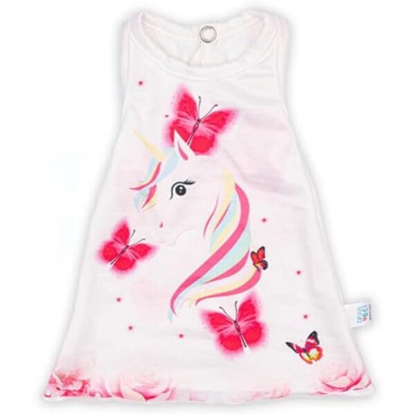 Ärmelloses Kleid für 18-Zoll-Puppen, Uteruik-Freizeitkleid