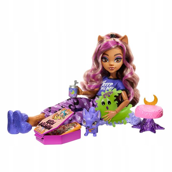 Mattel Monster High Creepover Party Clawdeen Wolf bambola 29 cm per bambini