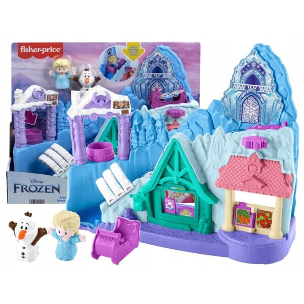 Fisher Price Frozen Arendelle gioco per bambini da 18 mesi con figure e accessori