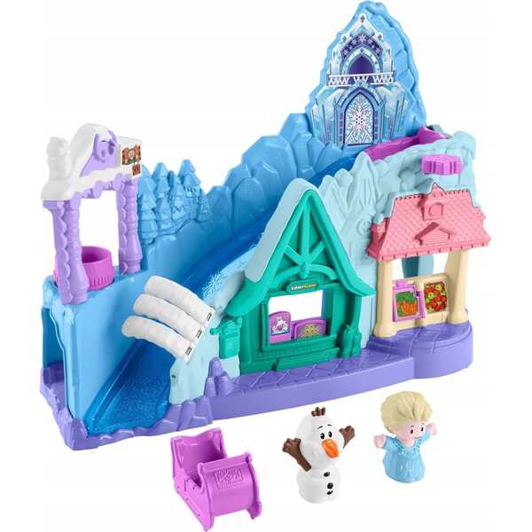 Fisher Price Frozen Arendelle gioco per bambini da 18 mesi con figure e accessori