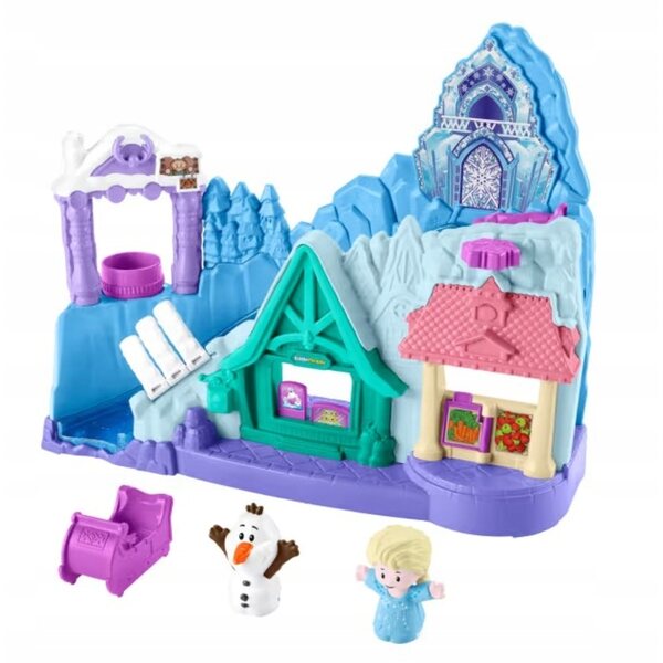 Fisher Price Frozen Arendelle gioco per bambini da 18 mesi con figure e accessori