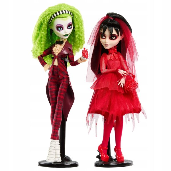 LALKA MONSTER HIGH SKULLECTOR BEETLEJUICE Betelgeuse and Lydia 2-Pack
