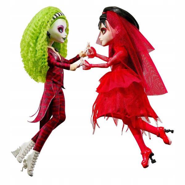 LALKA MONSTER HIGH SKULLECTOR BEETLEJUICE Betelgeuse and Lydia 2-Pack
