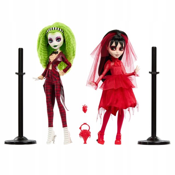 LALKA MONSTER HIGH SKULLECTOR BEETLEJUICE Betelgeuse and Lydia 2-Pack
