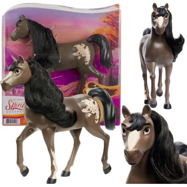 Mustang Spirit of Freedom Spirit 20 cm - Figura Mattel con Movimento Testa