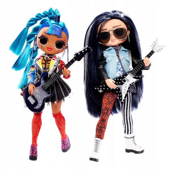 LOL Surprise OMG Remix set con bambole Punk Grrrl e Rocket Boi con effetti sonori