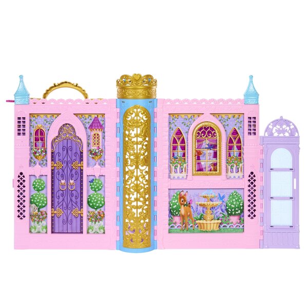 Disney Princess macht sich bereit für den Ball: Klappspielset mit Mattel-Zubehör
