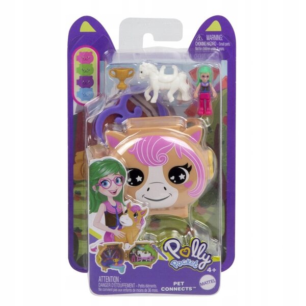 Figurine Polly Pocket set compatto per bambini creativi dai 4 anni in su