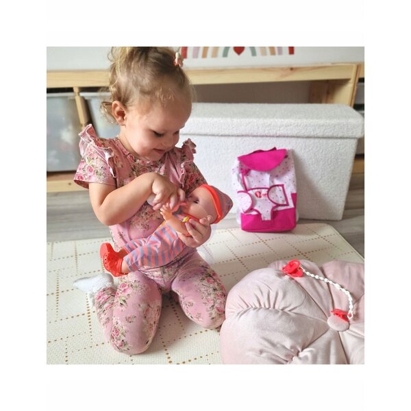 Baby Doll Interattiva con 19 Accessori – Set Babysitter Woopie 30 cm