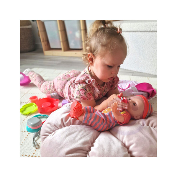 Baby Doll Interattiva con 19 Accessori – Set Babysitter Woopie 30 cm