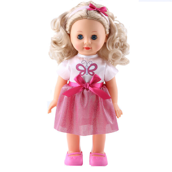 Smily Play bambola Julka 43 cm con suoni e camminata interattiva per bambini 3+