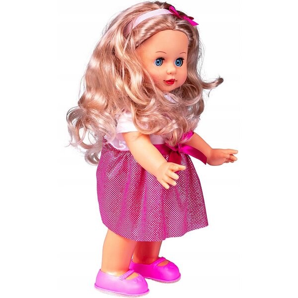 Smily Play bambola Julka 43 cm con suoni e camminata interattiva per bambini 3+