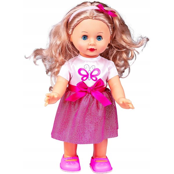 Smily Play bambola Julka 43 cm con suoni e camminata interattiva per bambini 3+