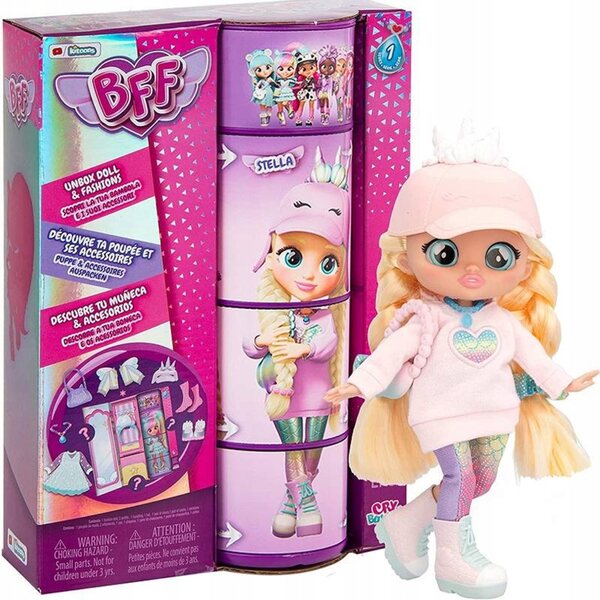 Cry Babies BFF Stella Teen Fashion Doll mit Accessoires und einzigartiger Kleidung