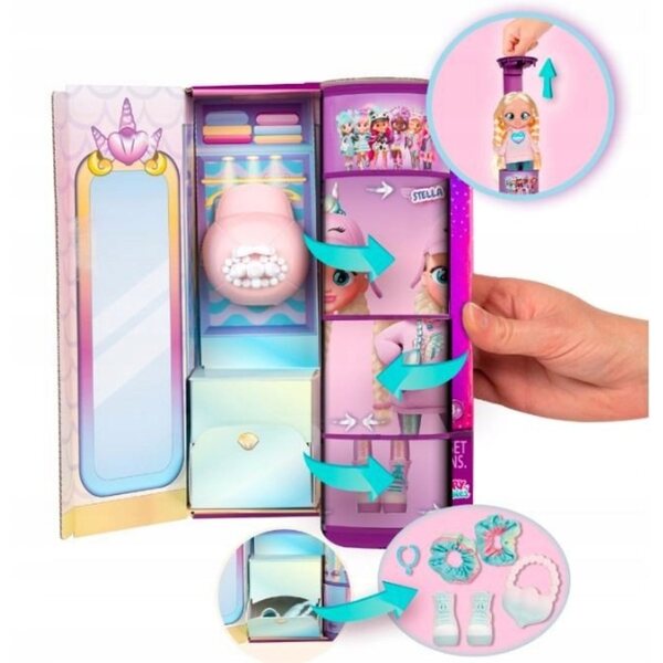 Cry Babies BFF Stella Teen Fashion Doll mit Accessoires und einzigartiger Kleidung