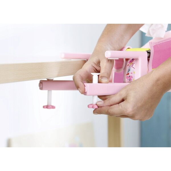 Zapf Creation Baby Born seggiolone da pappa per bambole, tessuto resistente