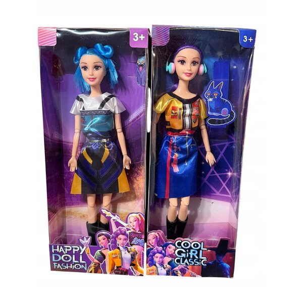 Lot de 3 poupées chantantes K-POP Demon Hunters Rumi, Mira et Zoey 30 cm