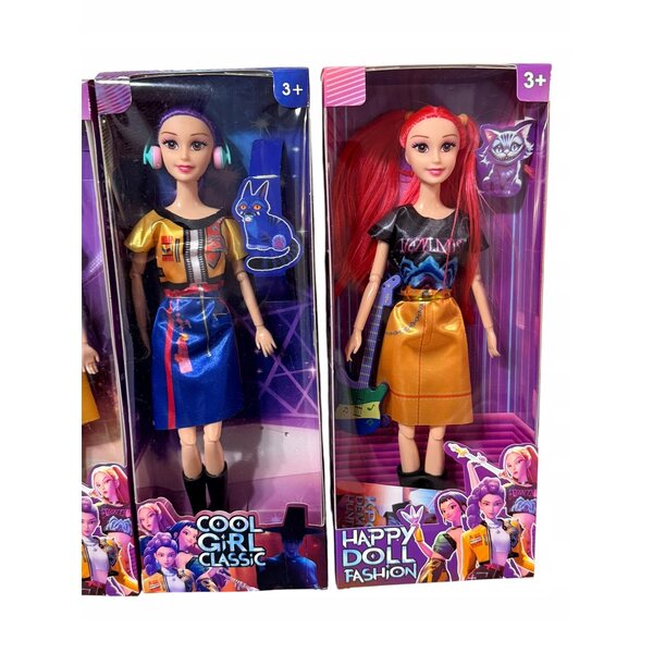 Lot de 3 poupées chantantes K-POP Demon Hunters Rumi, Mira et Zoey 30 cm