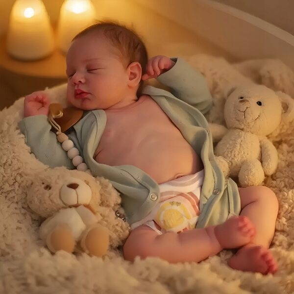 19-Zoll-Reborn-Schlafengel-Puppe: Weiche und lebensechte Puppe