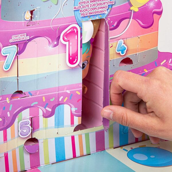 Cry Babies Magic Teras Geburtstagsset mit Puppe und Zubehör 13 cm