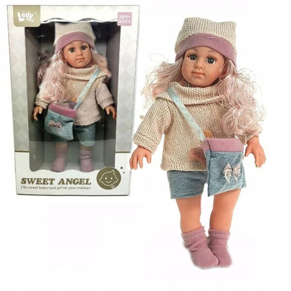 Adar Sweet Angel 36,5 cm Puppe mit Geräuschen und Winterkleidung