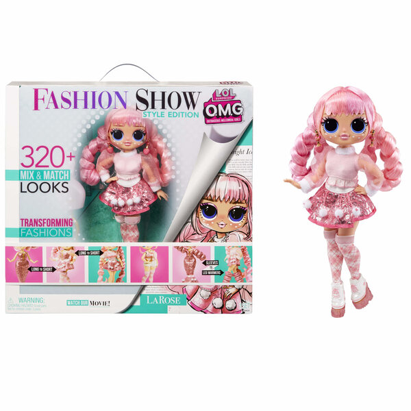 L.O.L. SURPRISE OMG Fashion Show LaRose – 23 cm große Sammlerpuppe mit Zubehör