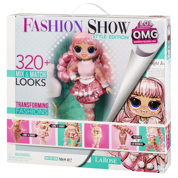 L.O.L. SURPRISE OMG Fashion Show LaRose – 23 cm große Sammlerpuppe mit Zubehör