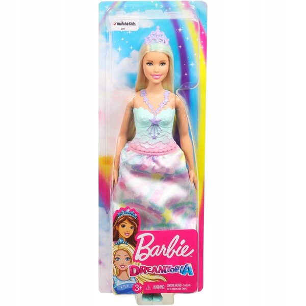 Barbie Dreamtopia Princess FXT13 Puppe mit glitzerndem Kleid und Accessoires