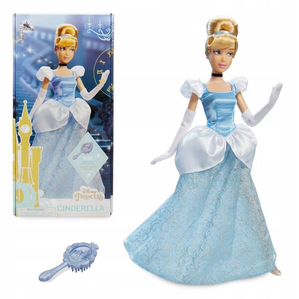 Bambola Cinderella Disney 30 cm con abito dettagliato e capelli realistici