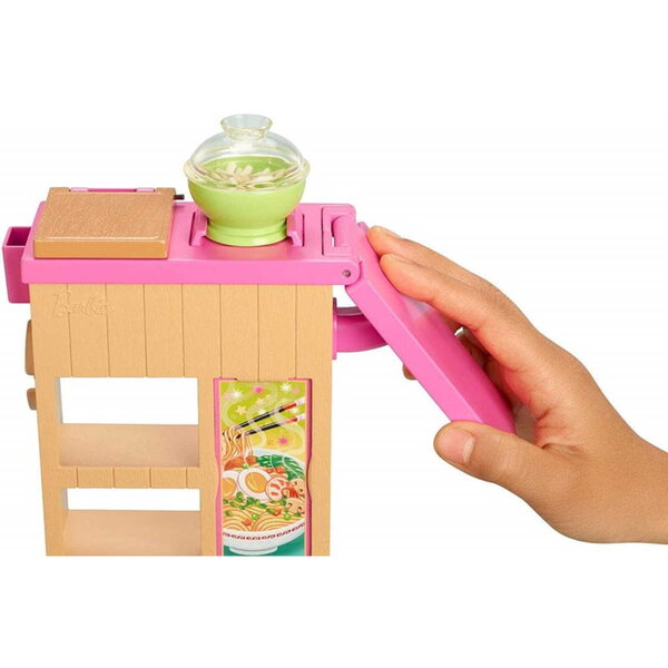 Barbie GHK43 33 cm mit Domowy Makaron Set, kreatives Spielzeug für Kinder