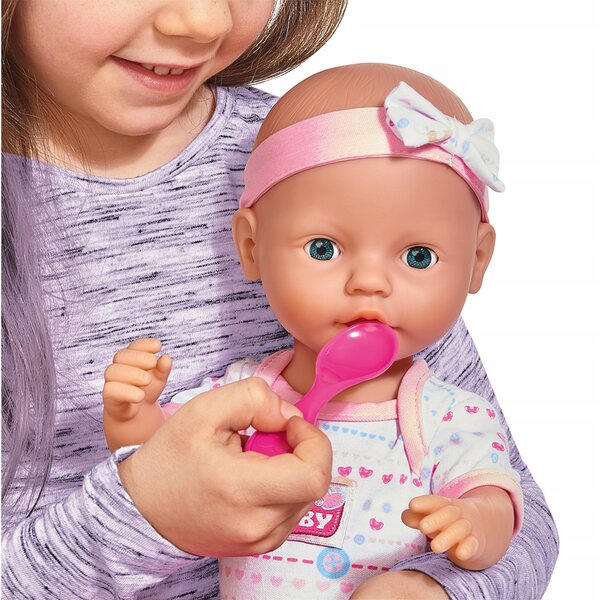 Bambola New Born Baby Simba 38 cm con Accessori - Bambola Bobas per Bambine 3+