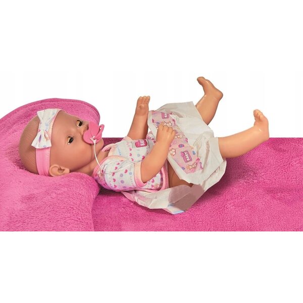 Bambola New Born Baby Simba 38 cm con Accessori - Bambola Bobas per Bambine 3+