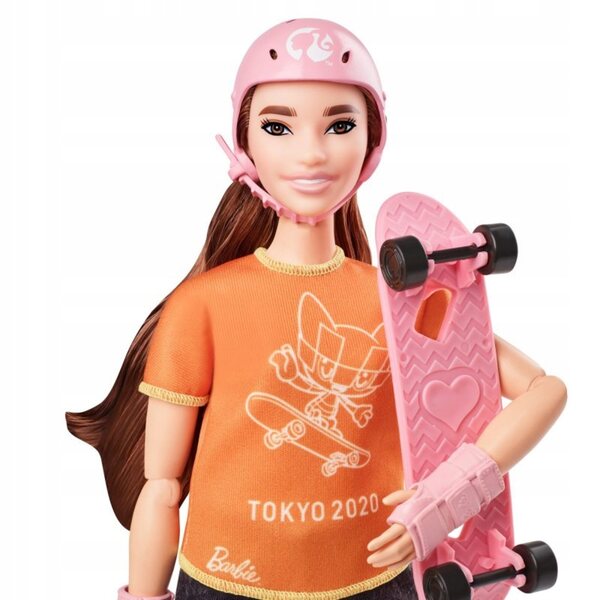Barbie Lalka Olimpijka Skateboarding GJL78