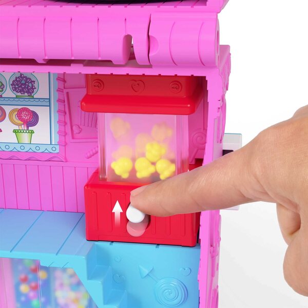 Polly Pocket Pollyville Negozio di dolci con 2 bamboline e negozio dolci