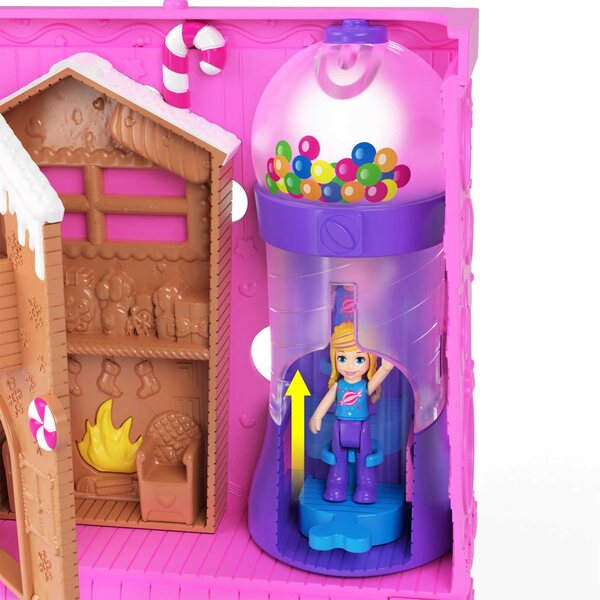 Polly Pocket Pollyville Negozio di dolci con 2 bamboline e negozio dolci