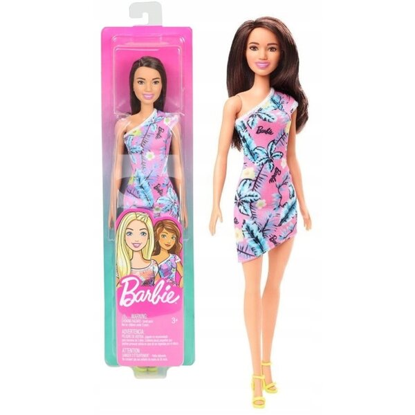 Barbie Mattel Brünette im eleganten Sommerkleid für Mädchen ab 3 Jahren